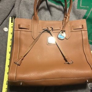 Excellent condition Dooney & Bourke tan satchel